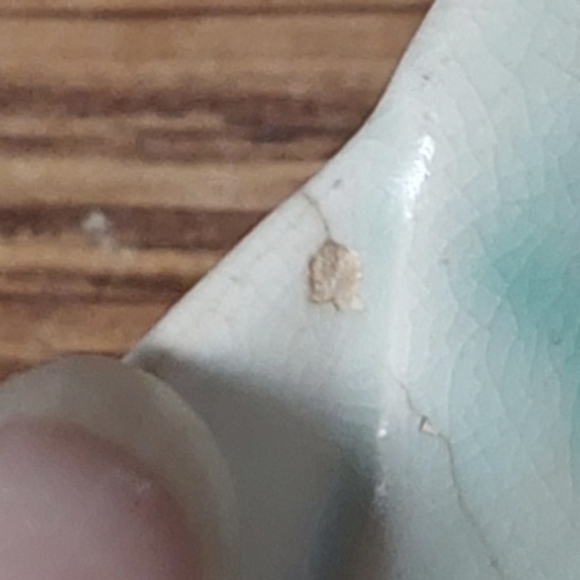 Vintage* 30s English Avon Ware Ceramic Pastel Floral Serving Dish - Picture 4 of 5